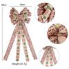 Berry Colored Vibrant Christmas Tree Bow Decoration Perfect For Seasonal Festivity