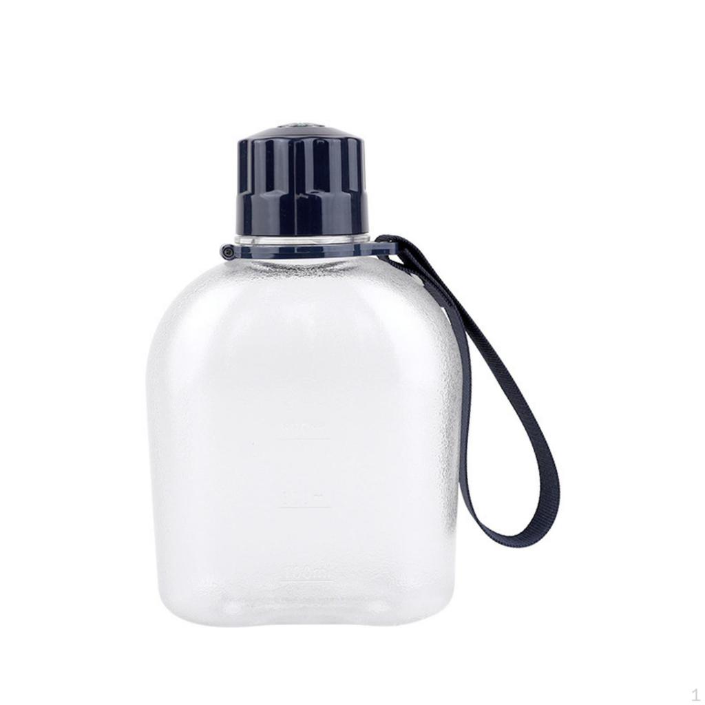 Compass Water Bottle Frosted Active Drinkware LeakResistant for Outdoors Blue 800ML