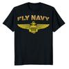 NEW LIMITED Fly Navy Classic Naval Officer Pilot Wings T-Shirt