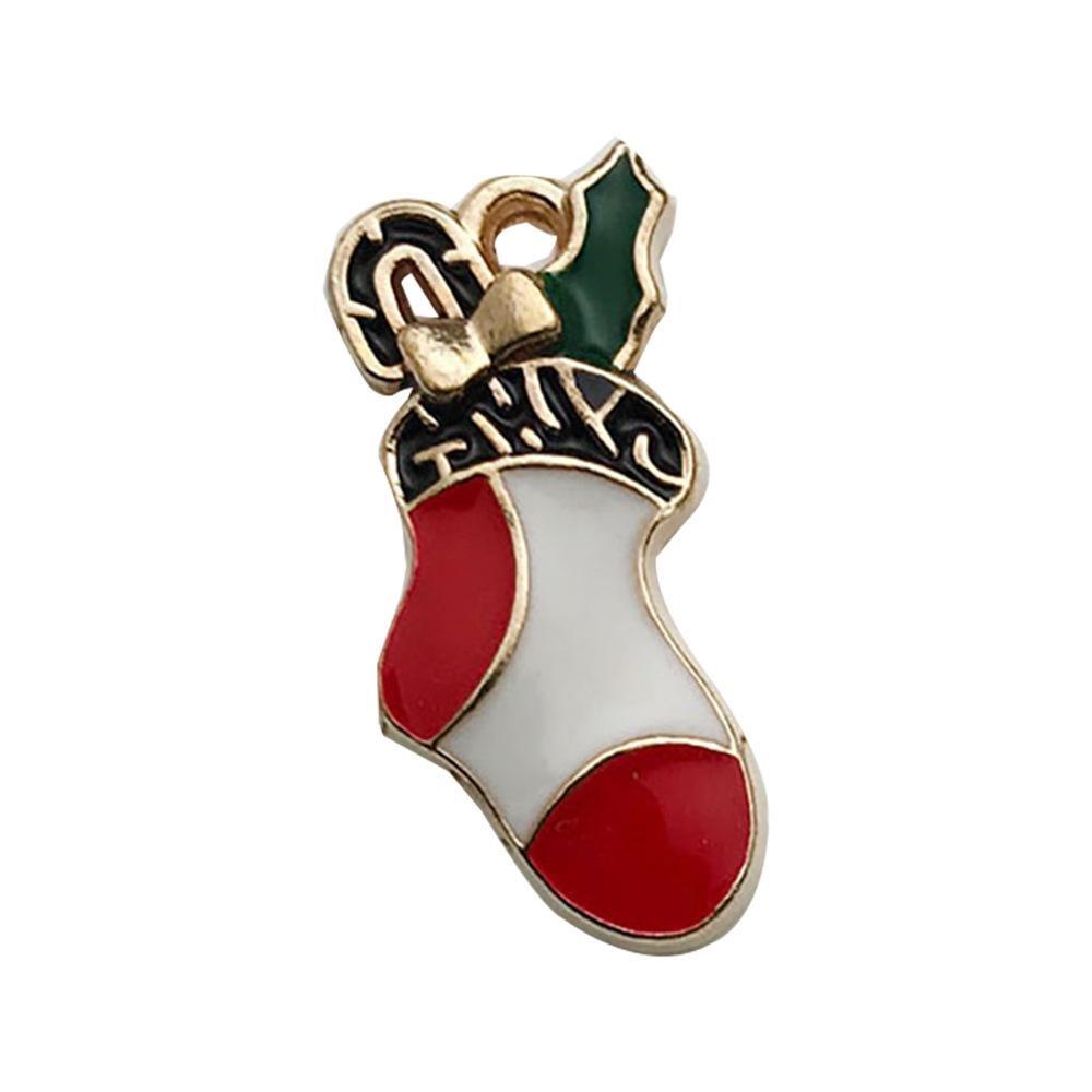 140 Kinds Of Christmas Drips Santa Claus Snowman Snowflake Deer Earrings Bracelet Pendant Diy Jewelry Accessories
