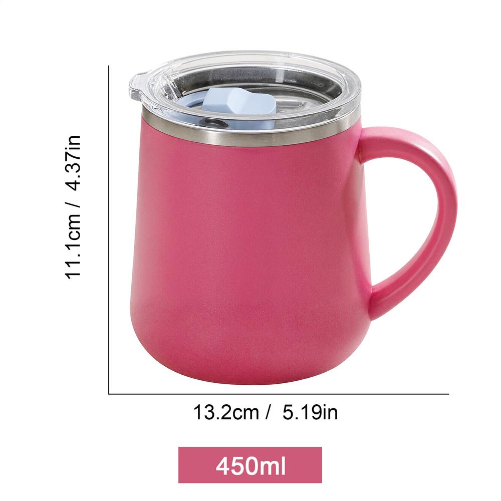 450ml insulated travel mug Coffee Tumbler Insulated Water Cup Sealed Leak-proof Water Cup Tea Milk Hot Chocolate Coffee cup