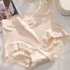 Large size seamless comfortable breathable underwear basic cotton underwear soft comfortable mid-waist briefs spot