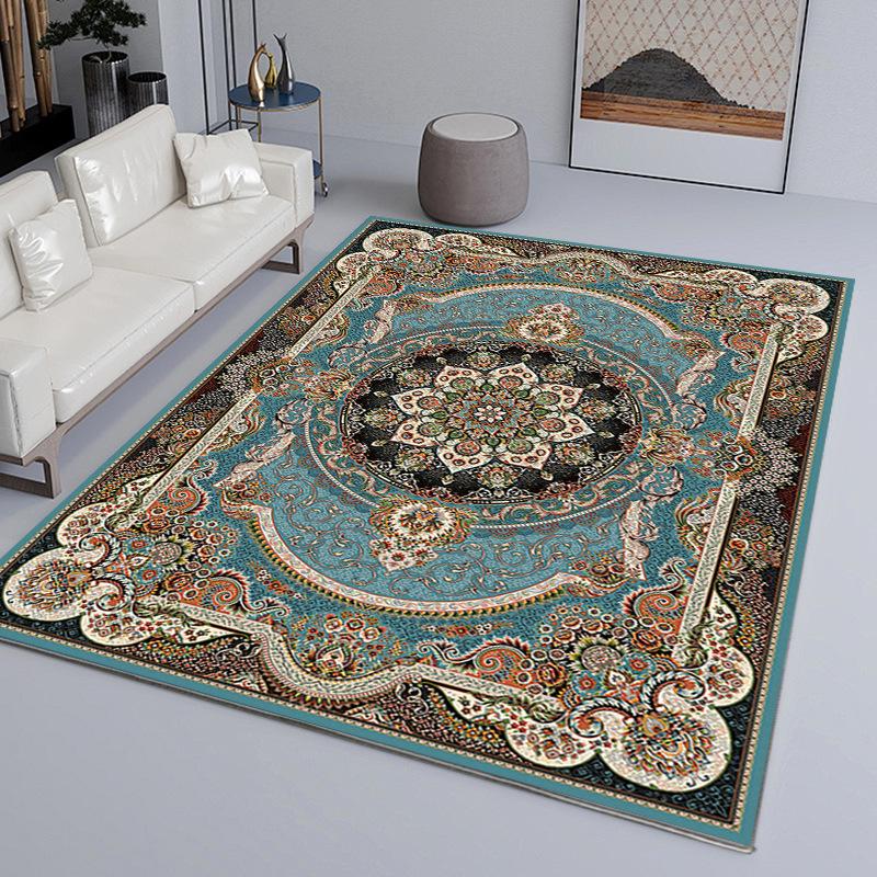 American Style Carpet Living Room Bedroom Bedside Carpet Foldable Carpet