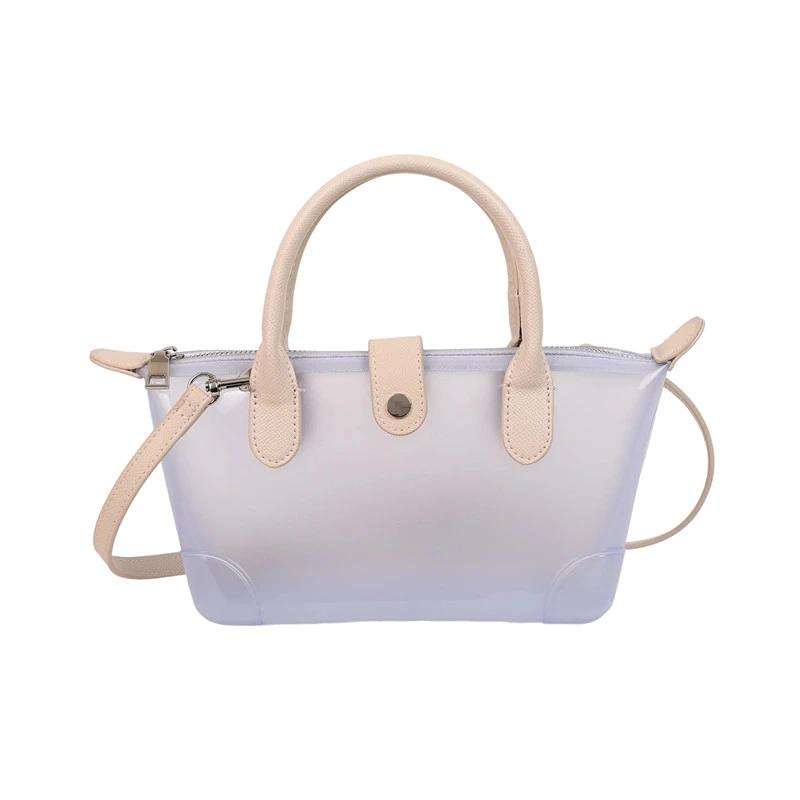 Fashion Candy Semi-transparent Women's Shoulder Bags Summer Hot Sale Advanced Sense Versatile Large Capacity Crossbody Bag