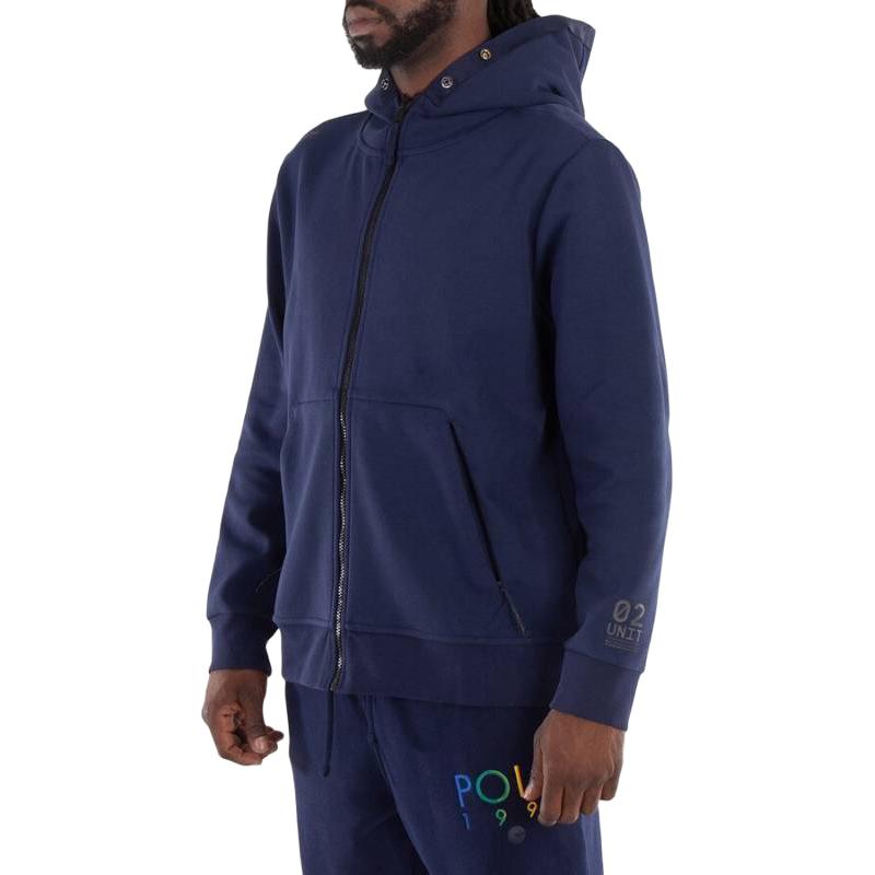Polo Ralph Lauren Hooded Zip-Up Solid Long Sleeve Sweatshirt Men Sweatshirt 784935213-002