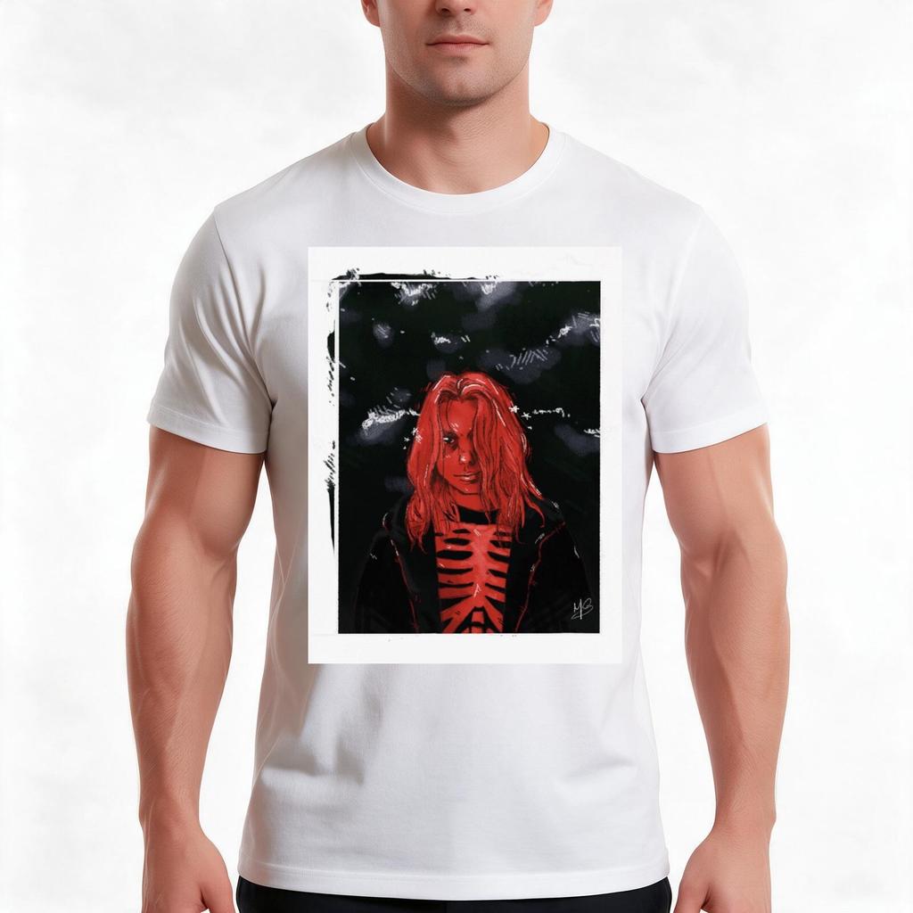 Phoebe Bridgers Drawing TShirt Summer Casual Cotton Tee Oversized Streetwear Tops Vintage Graphic Print Unisex Unisex Unisex