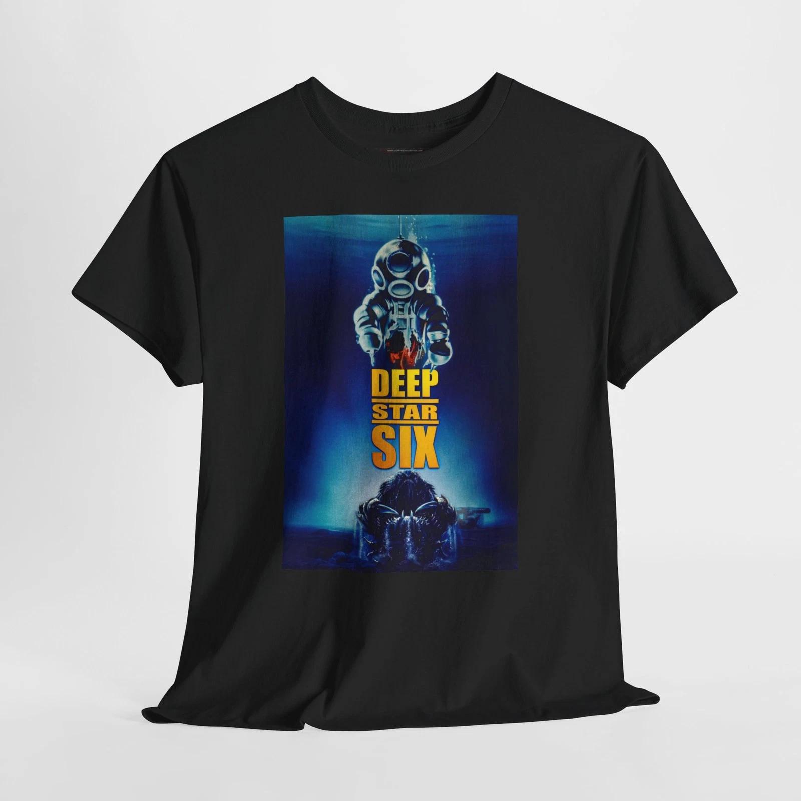 DeepStar Six 1989 Retro Movie Poster Horror Unisex Graphic T-Shirt L