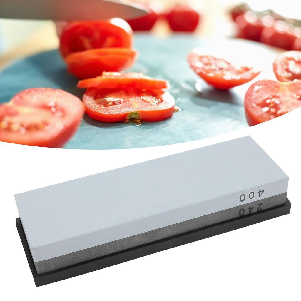 Knife Sharpener White Corundum Whetstone Grinding Stone Kitchen Knife Polishing Tool