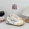 Color Matching German Training Shoes Women's 2025 Summer New Popular with Skirts Versatile Casual Soft Baseplate Shoes White Shoes