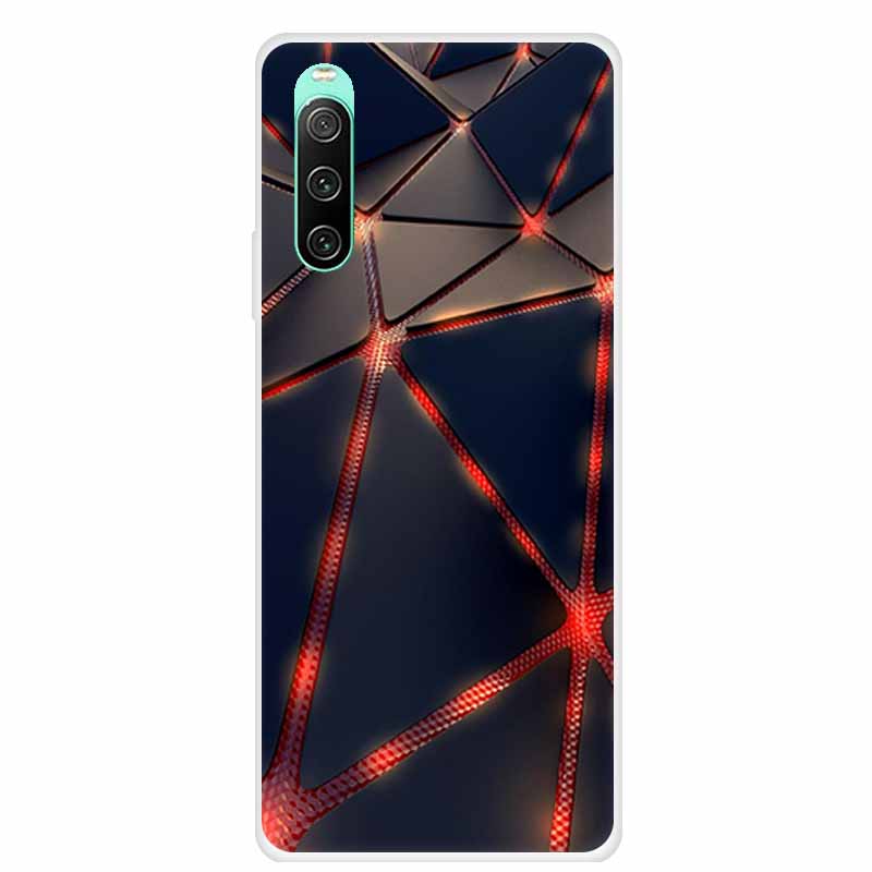 For Sony xperia 10 IV Case 1 IV 10 iV Clear Fashion Soft TPU Silicone Back Case For Sony Xperia 10 1 5 III Cover Funda Shell Cat