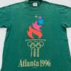 Vintage 1996 OLYMPIA ATLANTA USA T-Shirt MITTEL weich Sport Georgia 90er