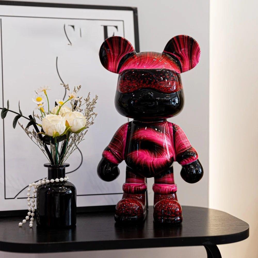 Gewalttätiges Bären-Sparschwein, Wassertransferdruck, Wohnzimmer, Leichter Luxus, Schlicht, Trendig, Dekorative Artikel, TV-Schrank, Weinschrank, Eingangsbereich