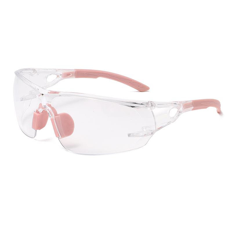 

Transparent Colorful Safety Glasses, Unisex Anti-Fog Work Goggles, Suitable for Construction, Lab, Cycling and Outdoor Sports прозорий