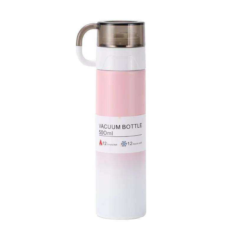 500ml High End Business Gift Set Insulated Bottle 304 Stainless Steel Thermos BottleTea Brewing Companion Hand Gift Water Cup