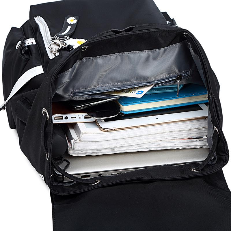 Women's Backpack Small Daisy Student Backpack Lightweight Large Capacity Travel Bag