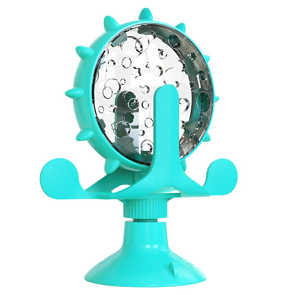 Pet Treat Dispenser Toy Spinning Windmill, Cat Self-Play Boredom Relief, Cat Entertainment Teaser Toy, 1PC