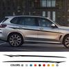 2 Stück Lange Linien-Aufkleber für Autos, Taillenlinien-Vinyl-Abziehbilder, Tuning-Zubehör für Volkswagen VW, Skoda, Kia