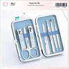 Jinda Well's Dream 7-Piece Stainless Steel Beauty Tool Set: Nail Clippers & Manicure Kit