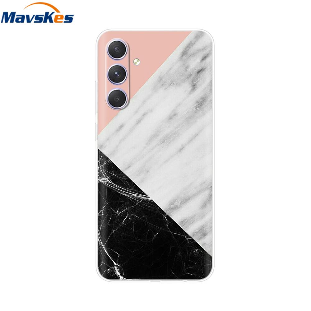 Shockproof Clear Silicone Soft Phone Back Case For Samsung Galaxy A55 5G SM-A556V A 55 Cases Cover Coque Shell Bags Mask Fundas