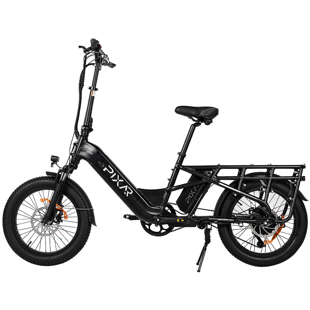 Elektrisches Lastenfahrrad Pixar Plus 20" 250W Motor Erwachsenen E-Bike 48V  20.4AH Max. Reichweite 100km 7 Gnge Schwarz oder Grau gnstig kaufen   Preis, kostenloser Versand, echte Bewertungen mit Fotos  Joom