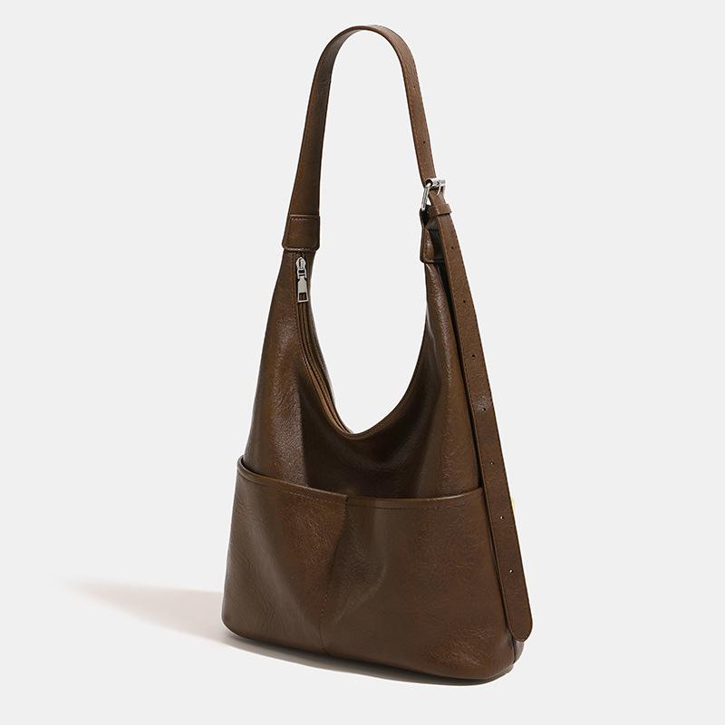 Underarm Large-capacity Mother and Child Bag Women's 2025 Summer Trendy New Retro Fashion Tote Bag Niche Shoulder Bag
