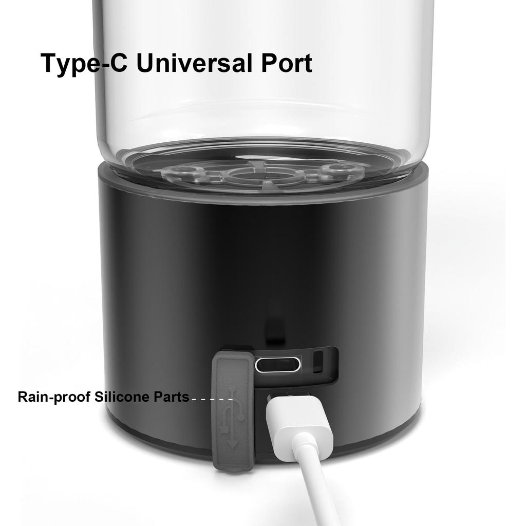 Portable Hydrogen Water Bottle 460ML SPE   Technology for Boosting Metabolism and Immunity USB Rechargeable