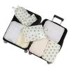 7Pcs Travel Organizer Storage Bags Suitcase Packing Cubes Set Cases Portable Luggage Clothes Shoe Tidy Pouch Folding