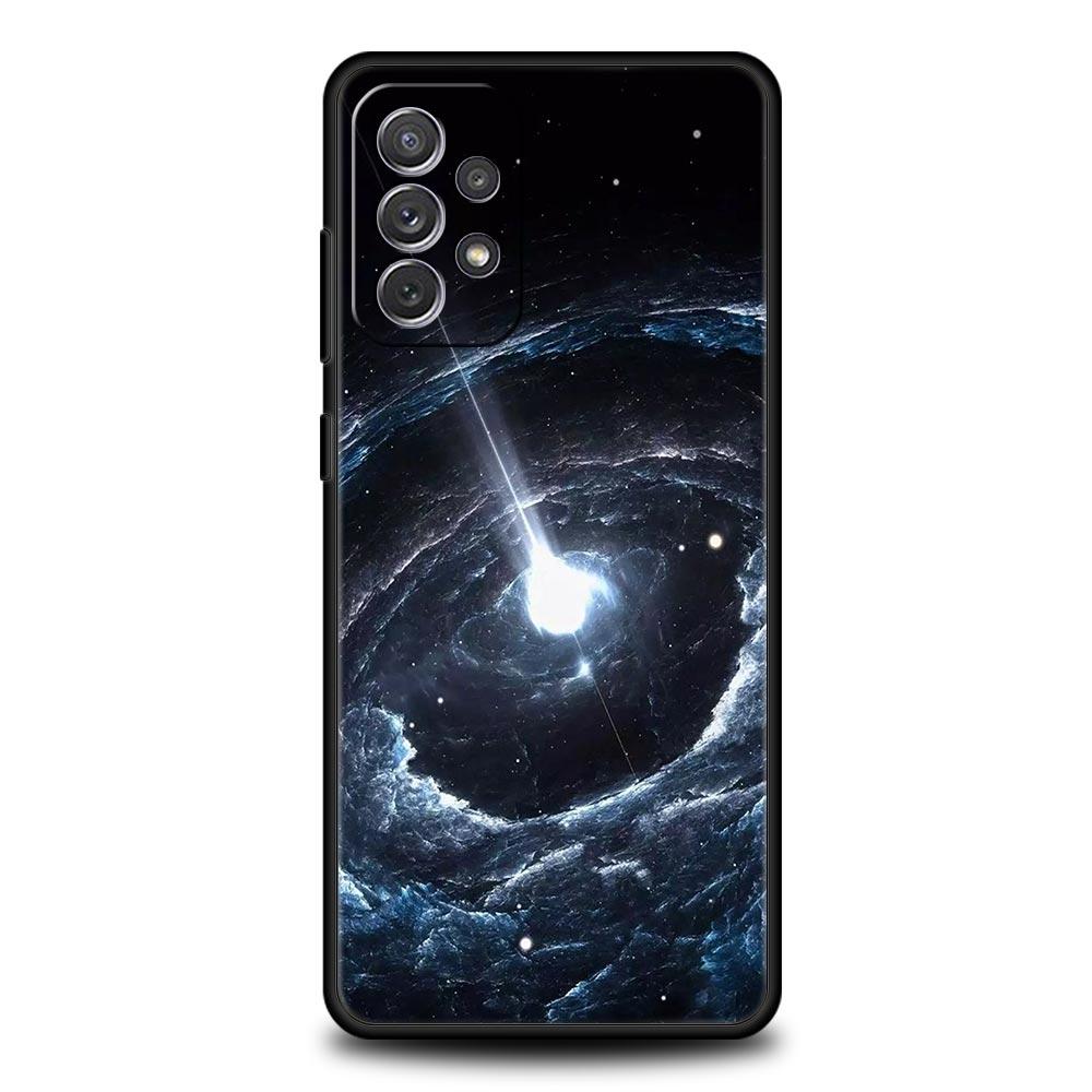 Earth Stars Space Phone Case for Samsung A51 A71 A21S A12 A11 A15 A25 A31 A41 A23 A33 A53 A73 A03S A05S A13 5G A35 A55 Cover