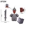 1 STÜCK LOTR Elfen Soldat Orks Armee Figuren Rüstung Wache Krieger Bogenschütze Mittelalterliche Ritter Bausteine Steine Spielzeug für Kinder Geschenke