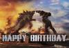 Godzilla Vs King Kong Cartoon Backdrop Banner Monster Clash Adventure Theme Kids Birthday Party Decor Photo Background Supplies