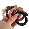 Yefili 5-Pack Bear Mark Thickened Hair Ties High Elastic Hair Bands for Girls Ponytail Hair Accessories