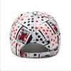 Creative Playing Card Pattern Summer Baseball Cap Women Men Embroidered Cotton Mesh Caps Unisex Outdoor Sports Hip Hop