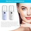 2Pcs USB Charging Facial Mister Portable Nano Mist Spray Humidifier Beauty Spray for Salon Spa Yoga