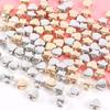 Ccb Love Star Loose Beads Beaded Straight Hole Peach Heart Five-Pointed Star Bead Spacer Pendant Diy Handmade Necklace Jewelry Accessories