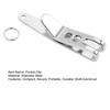 Pocket Bag Suspension Clip with Keychain Stainless Steel Waist Belt Hanging Clip Multi-Purpose Key Buckles for EDC Gear Knives Keys Tactical Equipment