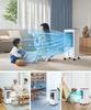 AQielev Air Powerful Airflow Innovation Update Delivering the Ultimate Cool Feeling 4 Roles in 1 Cold Air 3 Airflow Panel Operation Remote Top Water
