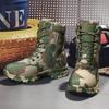 New Men Tactical Boot Military Hiking Shoes Plus Size Boot Motorcycle Climbing Shoes Training Waterproof Desert Brand Ankle Work