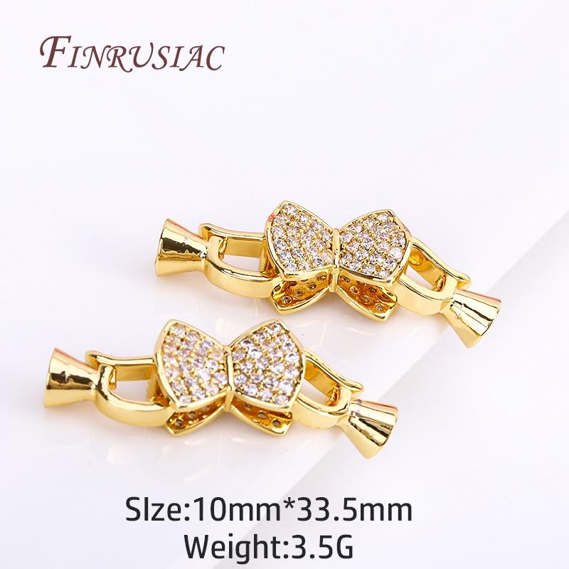 18K Gold Plated Connector Clasps For Bracelets Necklaces Making,Clasps For Jewelry DIY Accessories,End Clasp