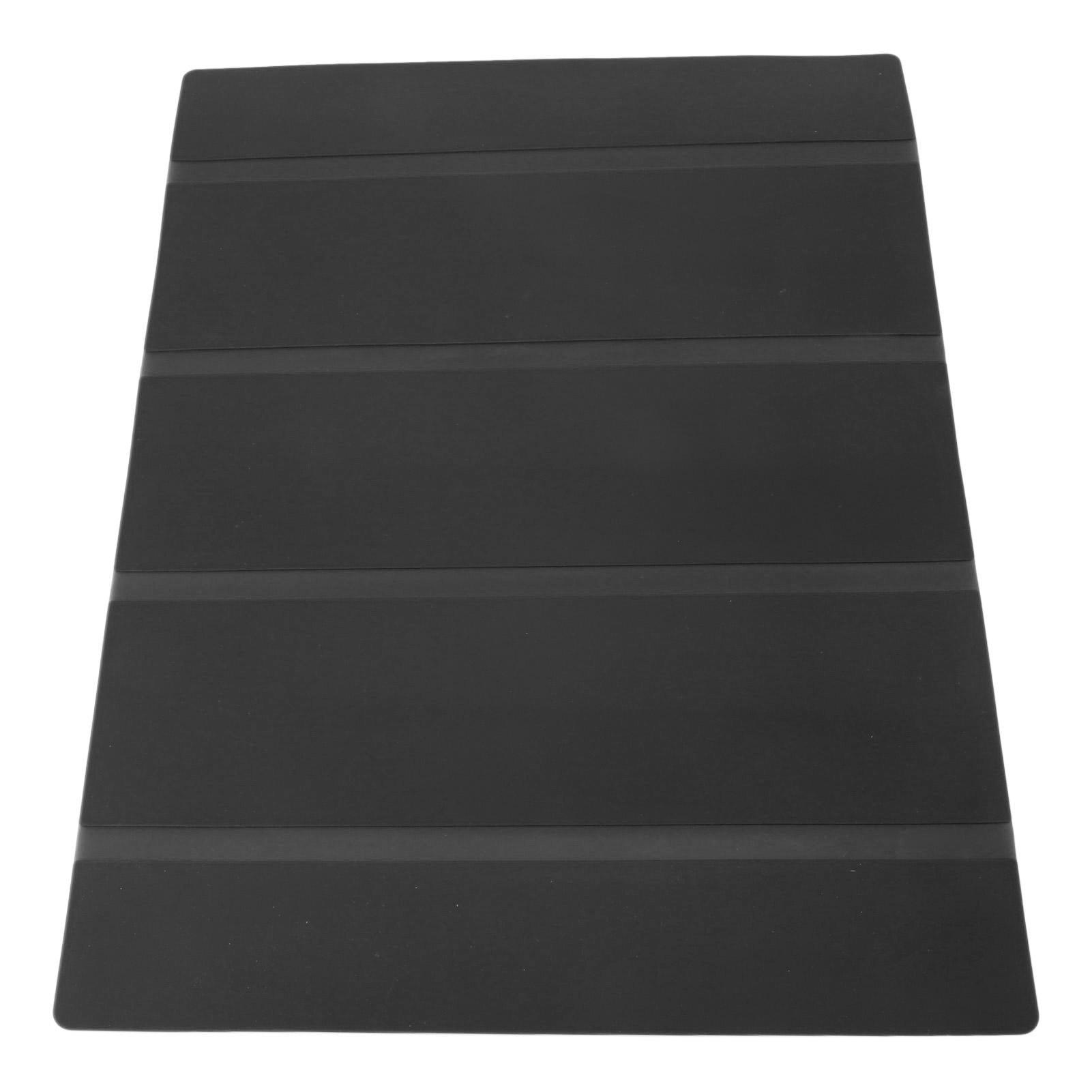 

Foldable Camping Table Pad Waterproof Wearproof Heat Resistant Prevent Slip Rubber Folding Camping Table Mat for Picnic чёрный