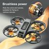 S156 Brushless RC Drone HD Camera Optical Flow Positioning RC Aircraft with Screen Controller, Single Battery