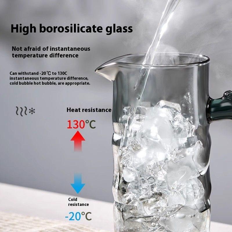 GIANXI Kuchyňské Průhledné Skleněné Šálky Dřevěná Rukojeť Hrnky na Kávu Nápojové Sklo Filtr Šálek na Čaj Přenosné Espresso Šálky Vánoční Dárky