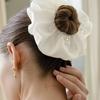 HAS HDM004 Classic big shirring satin scrunchie