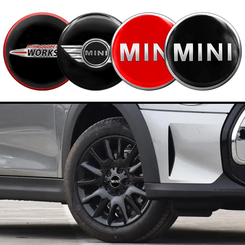 4 ks 56mm středové krytky kol pro MINI Cooper R55 R56 R60 F55 F56 Znak John Cooper Works Náhradní příslušenství krytu náboje kola auta