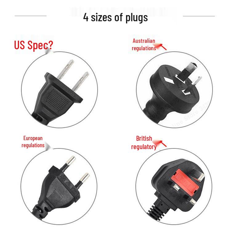 M365 Electric Scooter 42V 2A Charger Adapter with International Plugs