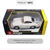 Brago 1:24 Porsche 356B COUPE 1961 Die-Cast Modellauto, Elfenbein, 1 Stück