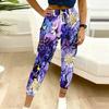 Sommer Damen Graffiti Trend Print Jogginghose Lockerer Schnitt Kordelzug Jogginghose Elastischer Bund Tägliche Lässige Hose