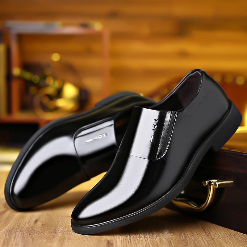 Leather Shoes Men, Business Dress Single Shoes Supply Shoes Black Leather Shoes Men's Leather Shoes