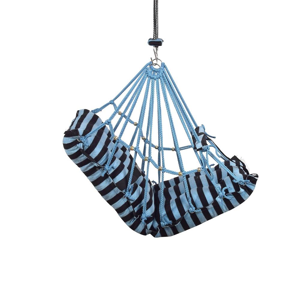 Cotton Baby Swing for Kids Children Folding and Washable 1 To 5 Years New Born Baby Gift Soft Jhula with Safety Belt Easy To Carry Safety Lock