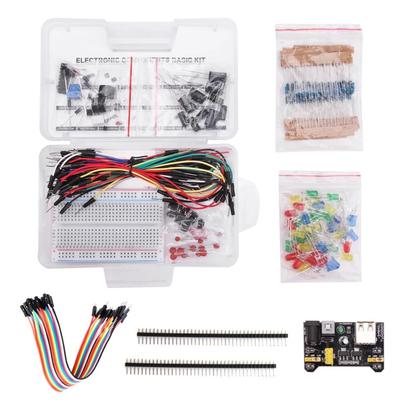 830 Adet/Kutu DIY Proje Başlangıç Kiti Arduino UNO R3 Kiti İçin Elektronik DIY Kiti Bağlantı Noktalı Breadboard ile Elektronik Bileşen Seti