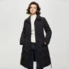 Women's Double-Layer Lapel Mid-Length Down Jacket